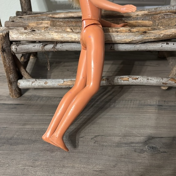 PRE OWNED MATTEL 1987 TEEN SKIPPER TWIST AND TURN BARBIE DOLL BUTTERFLY CROP TOP - Picture 12 of 16